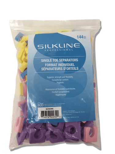 SILKLINE_Single Toe Separators 144pcs_Cosmetic World